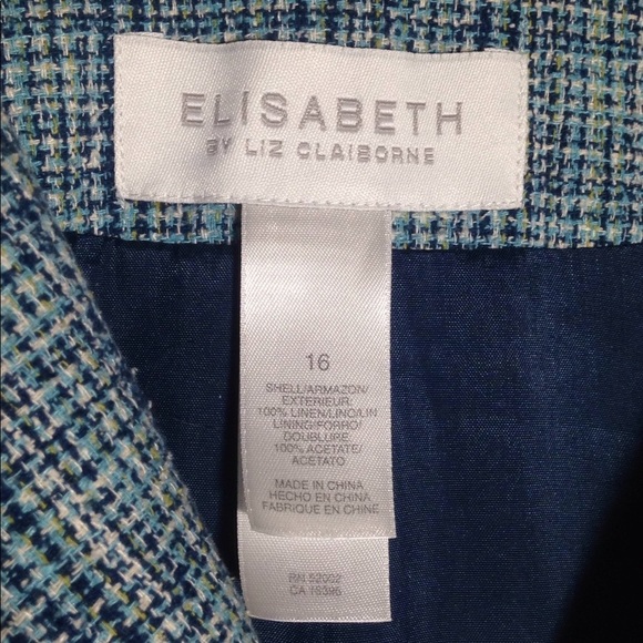 LADIES' Elisabeth by Liz Claiborne Blazer 16 - Picture 3 of 4